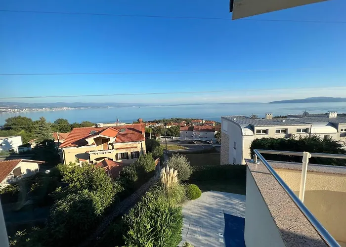 Panoramic Sea View And Pool Opatija Ičići