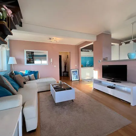 Panoramic Sea View And Pool Opatija Apartman Ičići